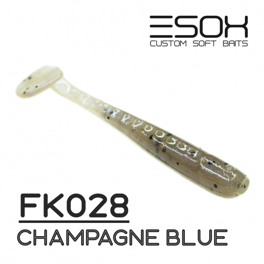 Baby Minnow 1.4"(36мм) 12 шт FK028 Champagne Blue