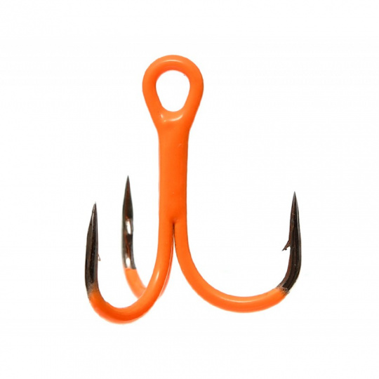 FLAGMAN Крючок тройной Treble hook F36 Orange №6 5шт