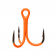 FLAGMAN Крючок тройной Treble hook F36 Orange №6 5шт