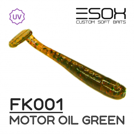 Baby Minnow 1.4"(36мм) 12 шт FK001 Motor Oil Green
