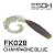 Twirly Grub 3" (80мм) 6шт FK028 Champagne Blue