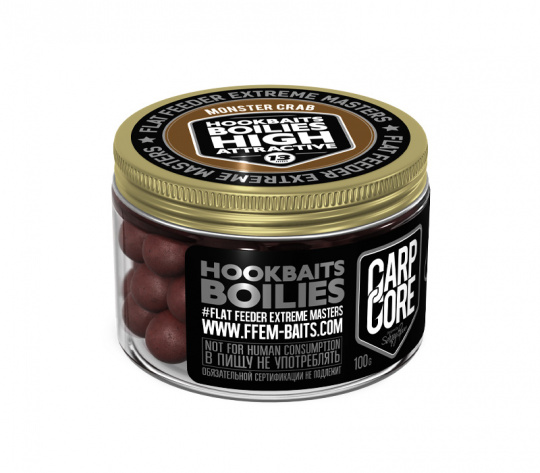 FFEM HOOKBAITS BOILIES MONSTER CRAB 13MM