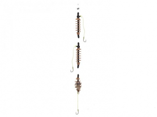 Монтаж рыболовный "Убийца карася" с отводами для крючков и грузом 20г