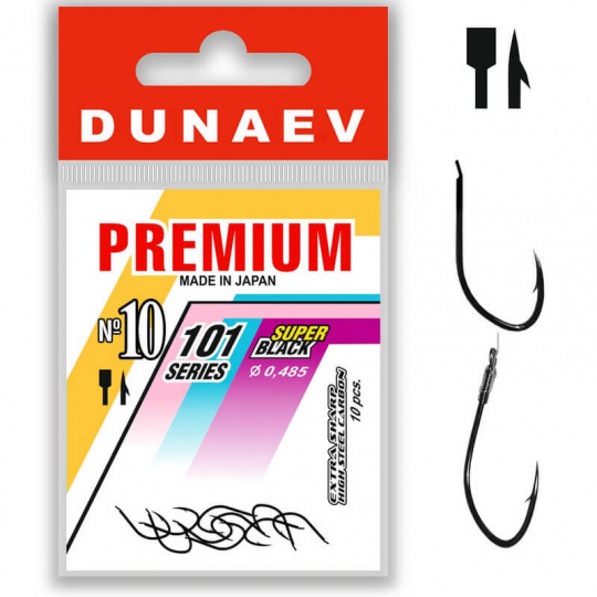 Крючок Dunaev Premium 101 #10 (упак. 10 шт)