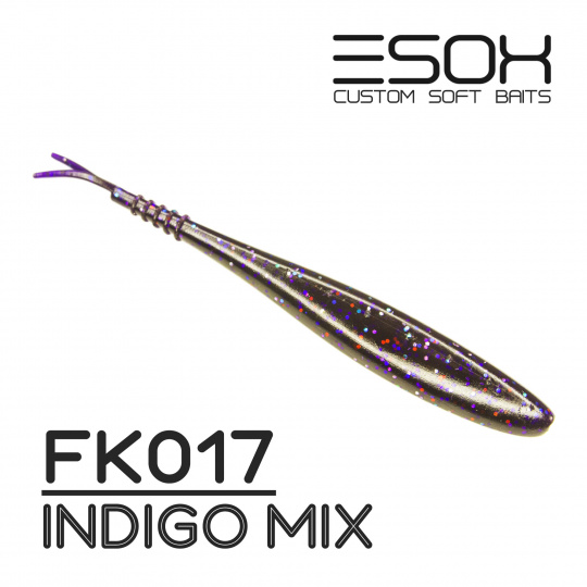 Фурия 5.9" 150мм 4шт. (FK017 Indigo Mix)