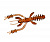 FLAGMAN Мягкая приманка Raid 1,6" #1302 Black/Orange 4см 8шт
