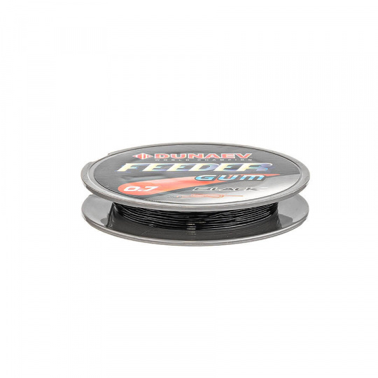 Dunaev Feeder Gum Black 0.7mm  (0.09-0.12)