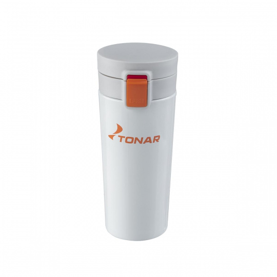 Термос-кружка HS.TMК-01 400ML белый TONAR