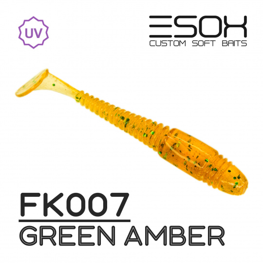 Tiga 2"(53мм) 10 шт. FK007 Green Amber