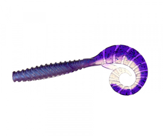 FLAGMAN Твистер TT-Grub 3,0'' #0531 Violet Pearl White 7,5см 5шт