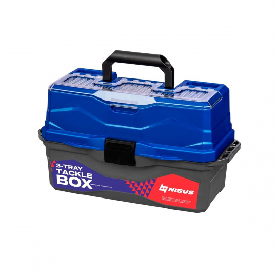 Ящик для снастей Tackle Box трехполочный NISUS синий (N-TB-3-B)