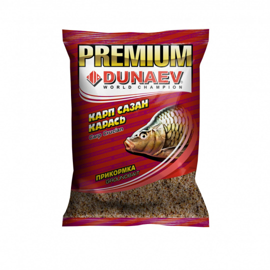 Прикормка "DUNAEV-PREMIUM" 1кг Карп-Сазан Креветка