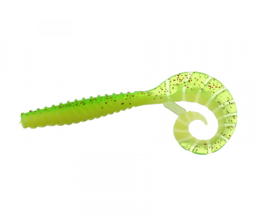 FLAGMAN Твистер TT-Grub 3,0'' #1527 Lime Lime Chartreuse 7,5см 5шт