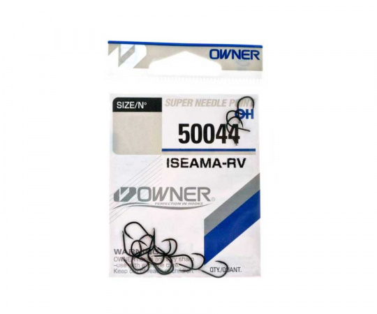 OWNER Крючок Iseama Rv black №1 12шт