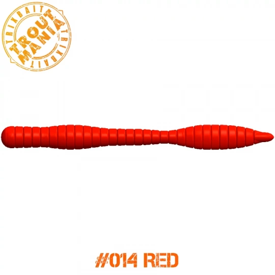 TM Fat Worm 3" -014 Red (Cheese)
