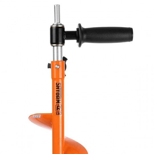 Комплект под мотобур шнек MOTOSHTORM 130R+адаптер АШ-02+молоточек Тонар