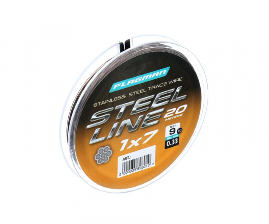 FLAGMAN Поводковый материал Stainless Steel X7 7кг 20м d0,30мм