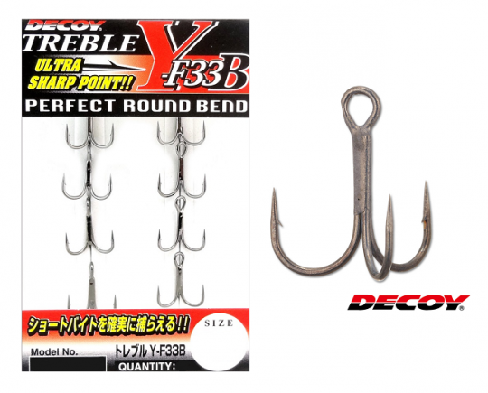 Крючки тройные Decoy Y-F33B #12
