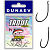 Крючок Dunaev Trout Super Black # 4 (упак. 7 шт)