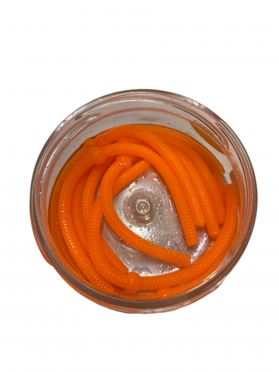 Milmax "Лапша" плавающая, сыр 10см. № 002 orange(оранж)