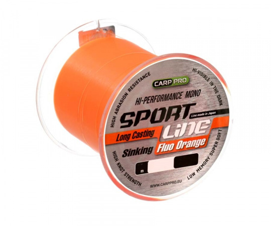 CARP PRO Леска Sport Line Fluo Orange 1000м 0,265мм