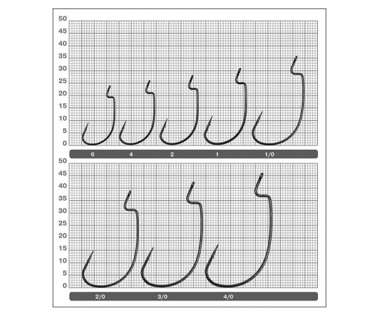 Крючок OWNER J - Light Worm Hook BC №4/0 5шт