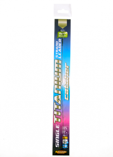 CATCHER Поводок Titanium Leaders 9кг 20см