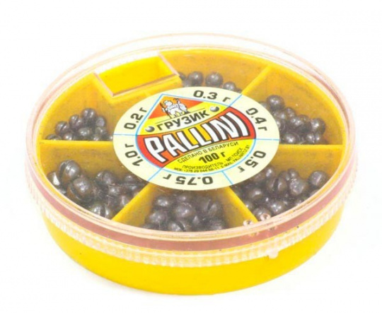 Набор грузил Pallini (дробь) 100гр. (0.2 - 1.0гр.)