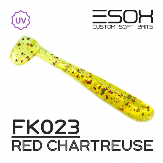 Baby Minnow 1.4"(36мм) 12 шт FK023 Red Chartreuse