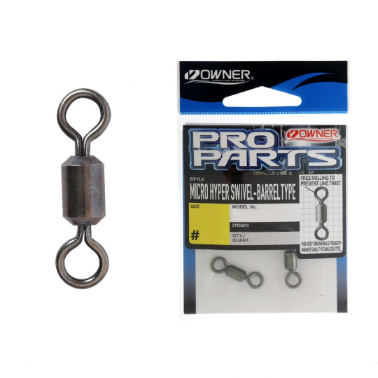 OWNER Вертлюг Stainless Barrel Swivel №4 10шт