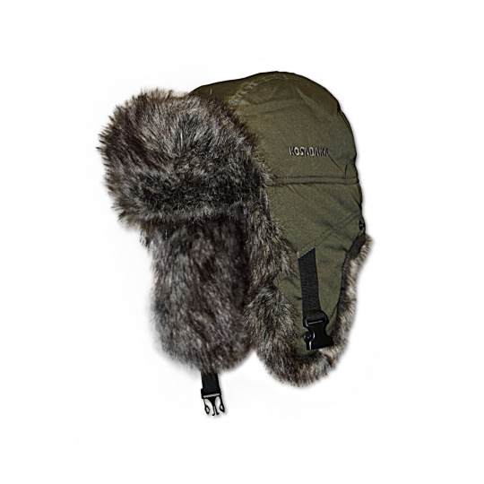 Шапка ушанка Kosadaka Arctic мех шиншилла хаки XL(56-62)