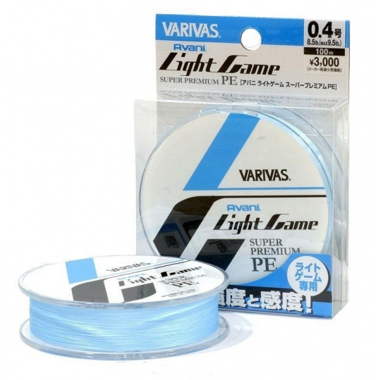 Плетеный шнур Varivas Light Game Super Premium PEx4 Center Marking 150m 0.3