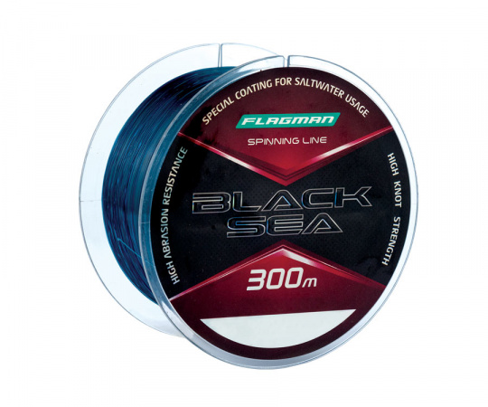 FLAGMAN Леска Black Sea Spinning Line 300м 0,25мм 8,4кг