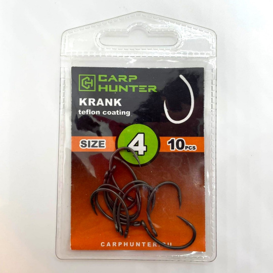 Крючки карповые CarpHunter KRANK №4 (teflon coating)