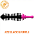 TM Mouse Tail  2.0" -212 Black&Purple (Cheese)