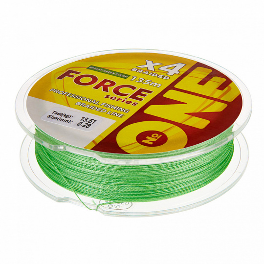 Number ONE Force 4X-135 Bright-green 0.08mm