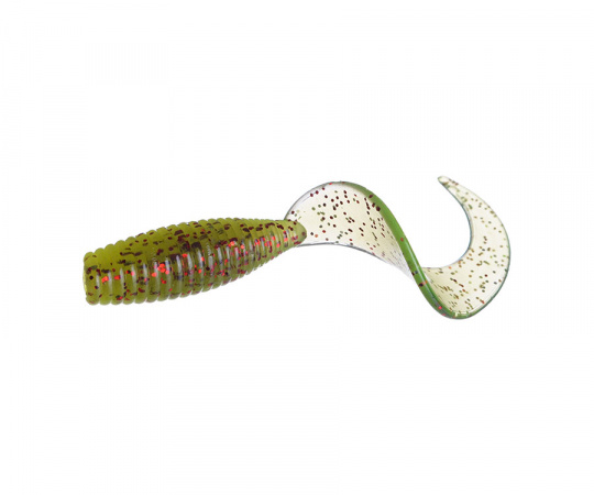 FLAGMAN Твистер Moon 1" #012 Green pumpkin lime 2,5см 20шт
