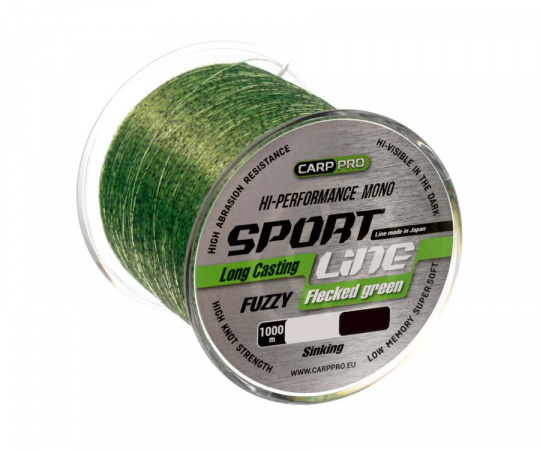 CARP PRO Леска Sport Line Flecked Green 1000м 0,351мм