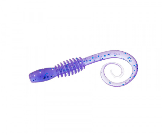 FLAGMAN Червь Helical 8" #009 squid lilac flash 20см 5шт