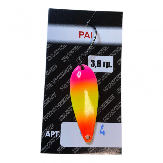 Блёсна TROUTTEHEME PAL 3.8гр цвет 014