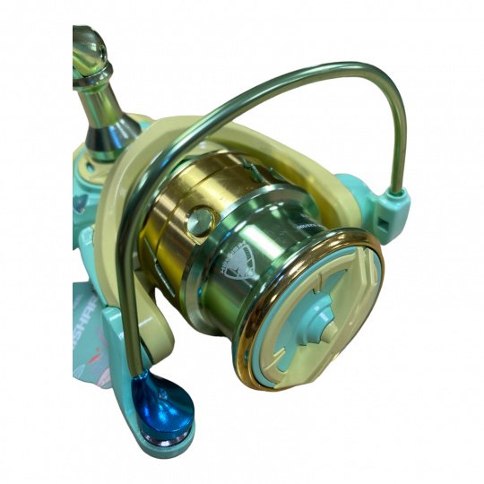 Катушка HISHARK HS2000  подш.8+1 Turquoise