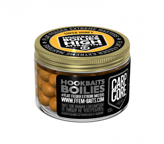 FFEM HOOKBAITS BOILIES SUPER HONEY 13MM