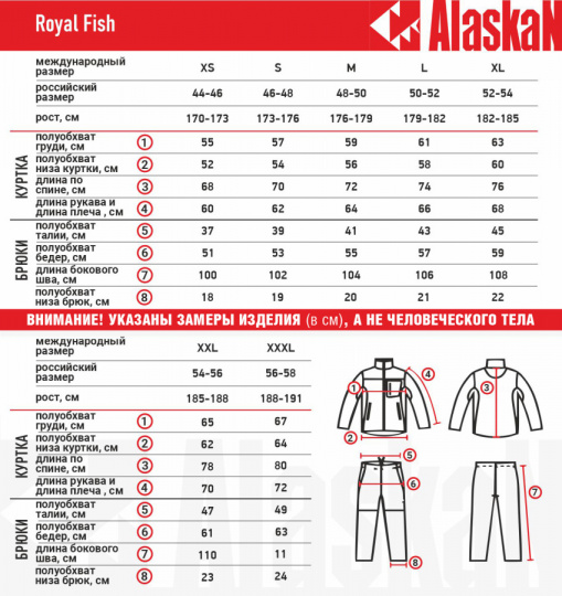 Костюм флисовый Alaskan RoyalFish зеленый/черный XXL