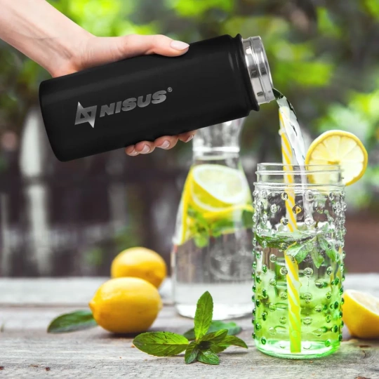Термобутылка 530ML три крышки (NA.SW-18-B) Nisus