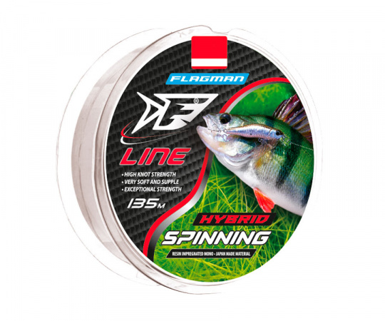 FLAGMAN Леска F-Line Spinning 135м 0,50мм