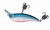 Приманка Zomber RELIGA Kite (синий/серебристый)