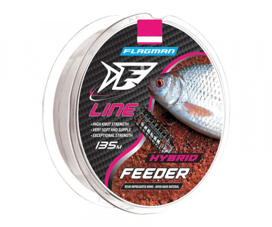 FLAGMAN Леска F-Line Feeder 135м 0,25мм