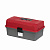 Fishing 2-tray box NISUS red (N-FB-2-R)/ Ящик рыболова двухполочный красный NISUS
