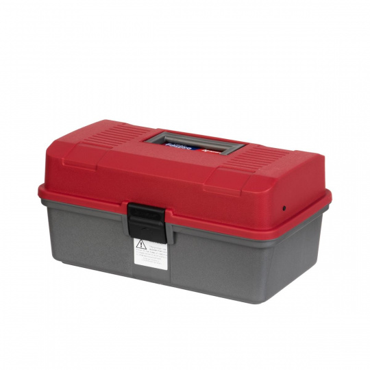Fishing 2-tray box NISUS red (N-FB-2-R)/ Ящик рыболова двухполочный красный NISUS