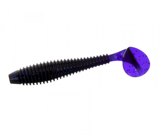 FLAGMAN Виброхвост Mystic Fish Fat 3,8" #105 Violet 9,5см 4шт